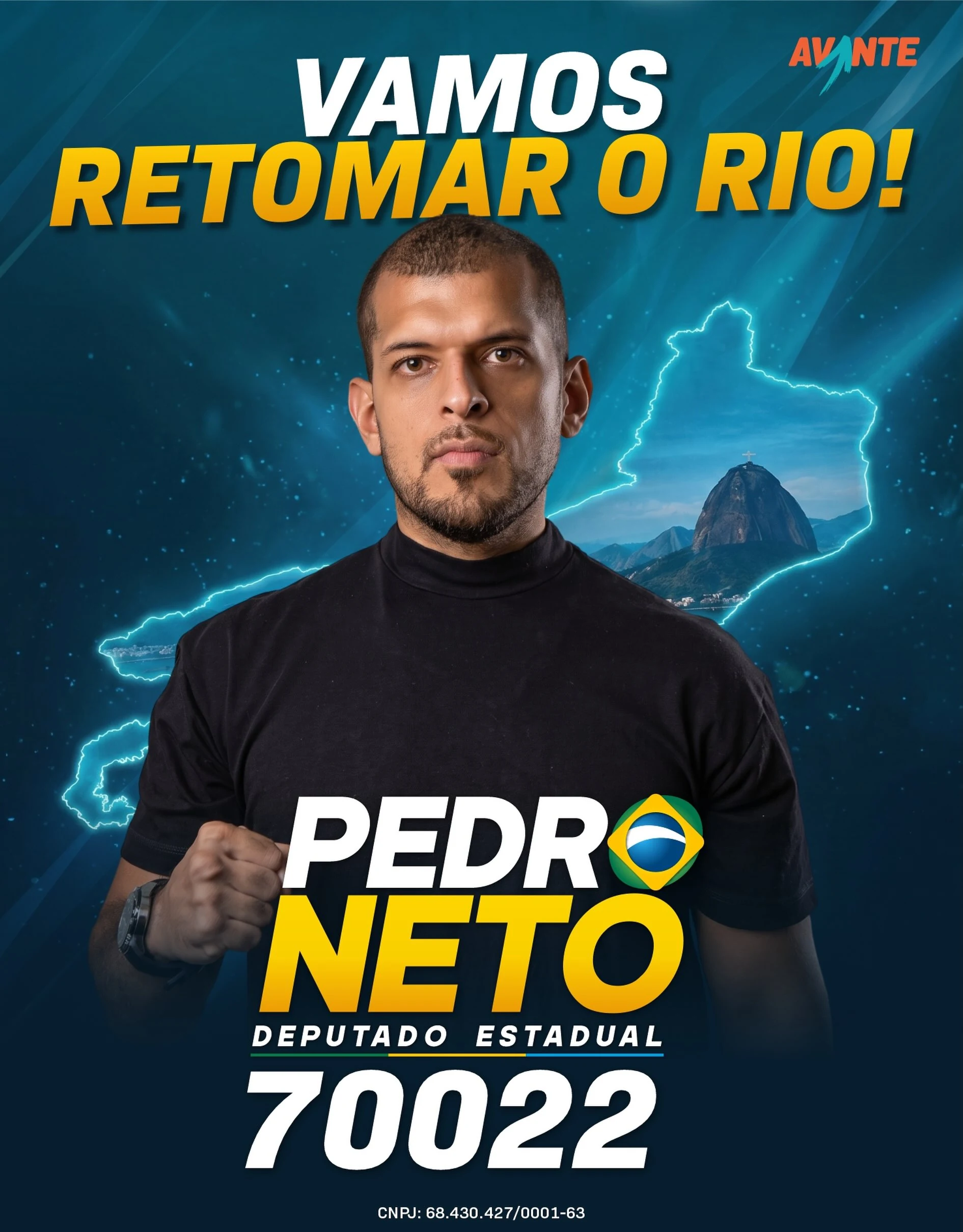 Pedro Neto — Deputado Estadual 70022 — AVANTE — Vamos retomar o Rio!